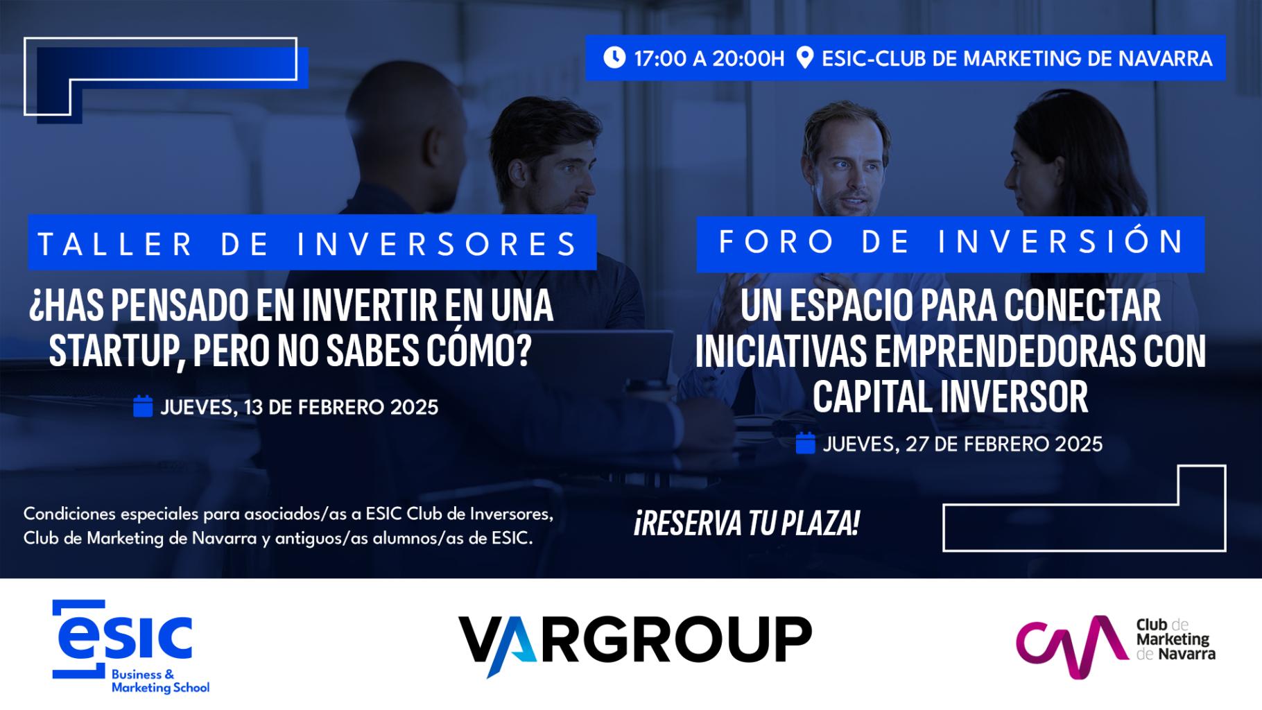 Foro de Inversión y Taller para Inversores