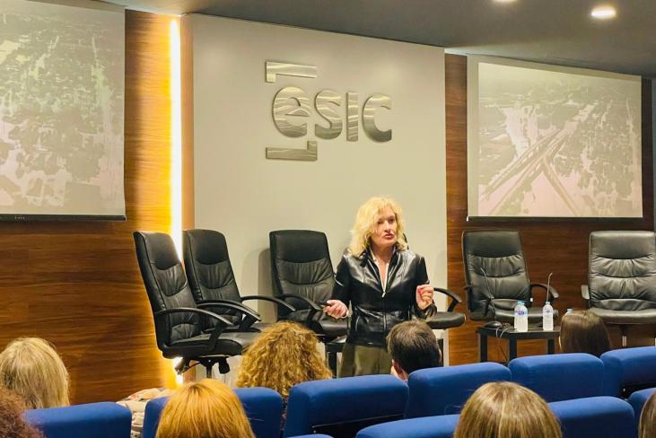 Pilar Jericho at ESIC University Valencian Community