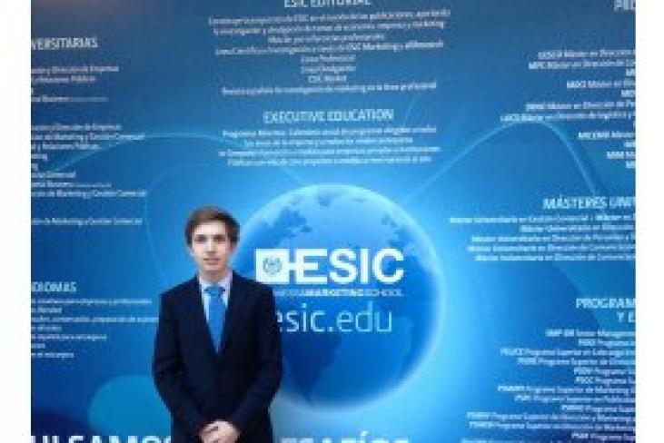 Jaime Mielgo Sanjuán, alumno de ESIC, finalista de Jumping Talent 