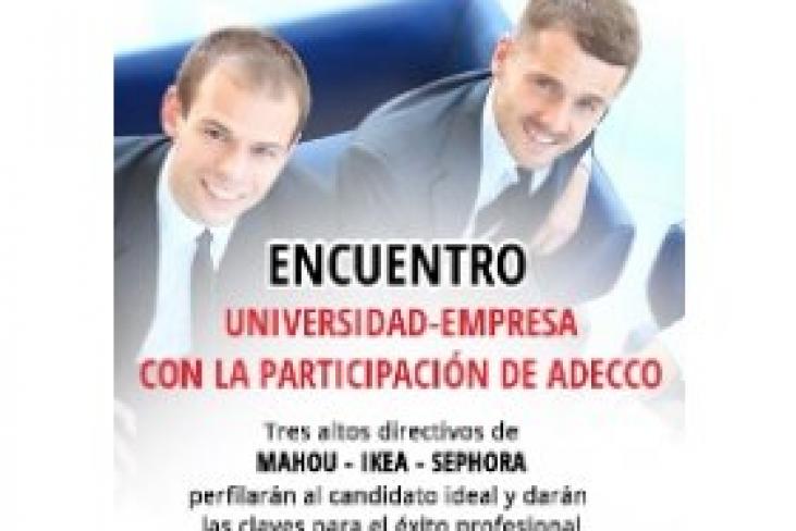 Barcelona - Encuentro entre Universidad y Empresa con la colaboración de Adecco