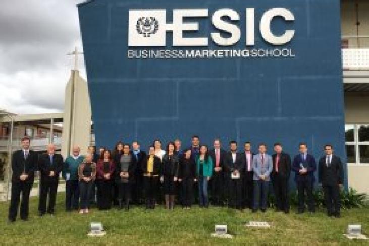 Eduardo Gómez, nuevo director general de ESIC, visita el campus de Brasil