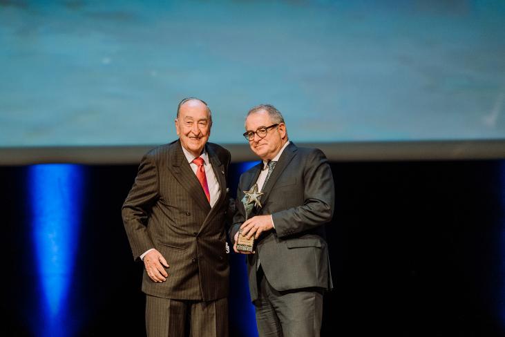 Jordi Valls recoge el Premio Aster de Mercabarna