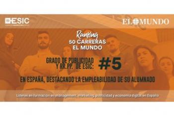 ESIC among the private companies positioned in the Ranking 50 Careers by The World