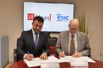 Firma acuerdo ESIC University-LSE Ideas